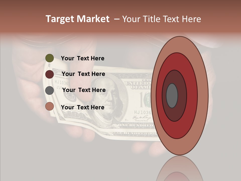 Reward Dollars Value PowerPoint Template