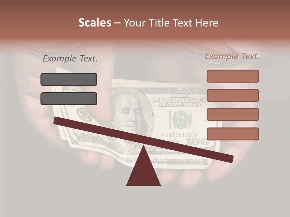 Reward Dollars Value PowerPoint Template