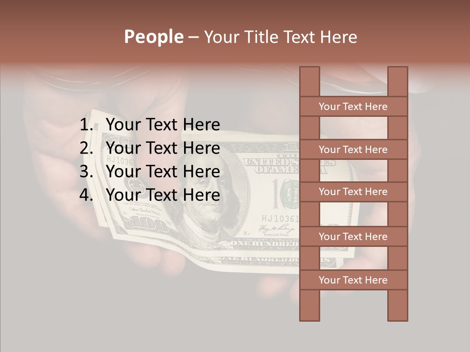 Reward Dollars Value PowerPoint Template