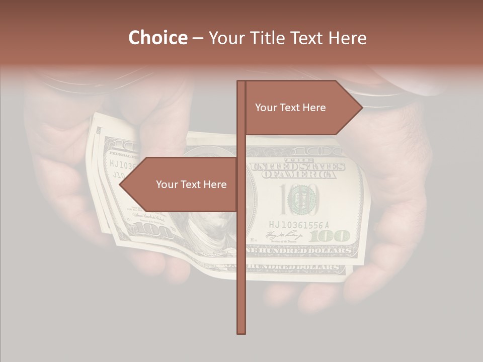 Reward Dollars Value PowerPoint Template