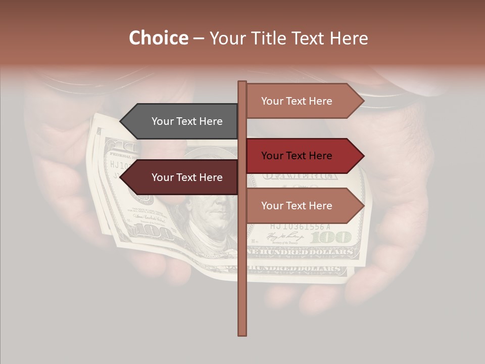 Reward Dollars Value PowerPoint Template