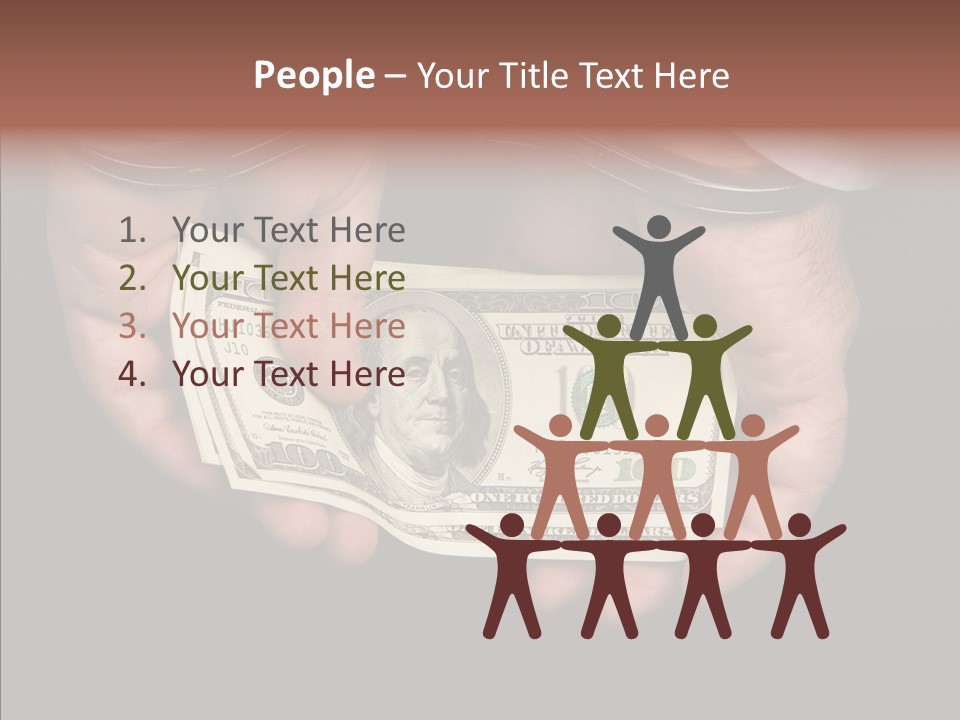 Reward Dollars Value PowerPoint Template