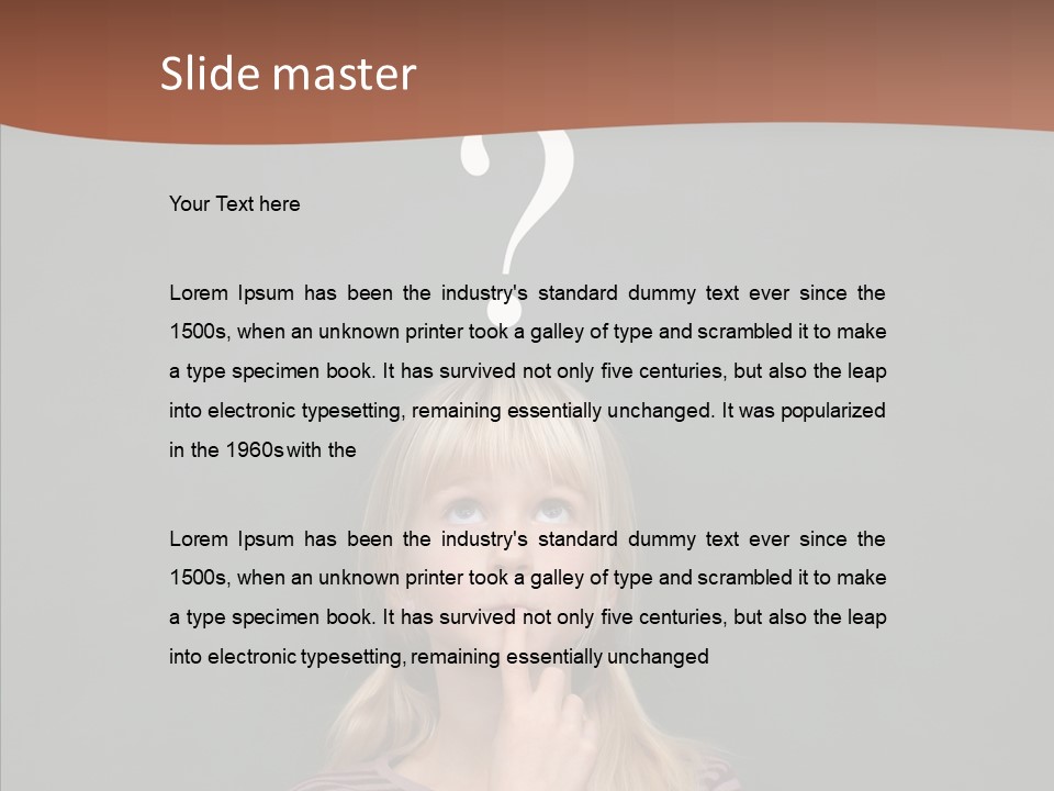 Decisions Work Teen PowerPoint Template