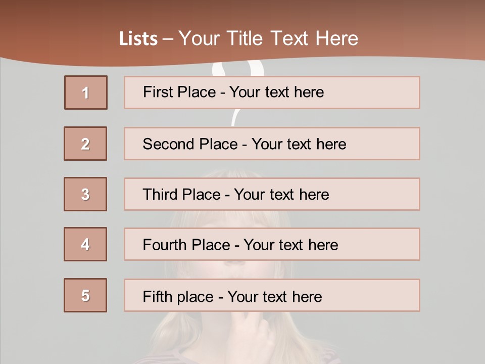 Decisions Work Teen PowerPoint Template