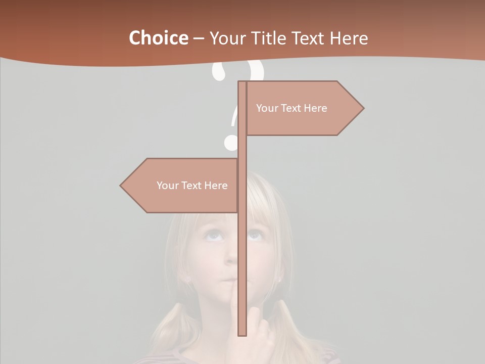 Decisions Work Teen PowerPoint Template