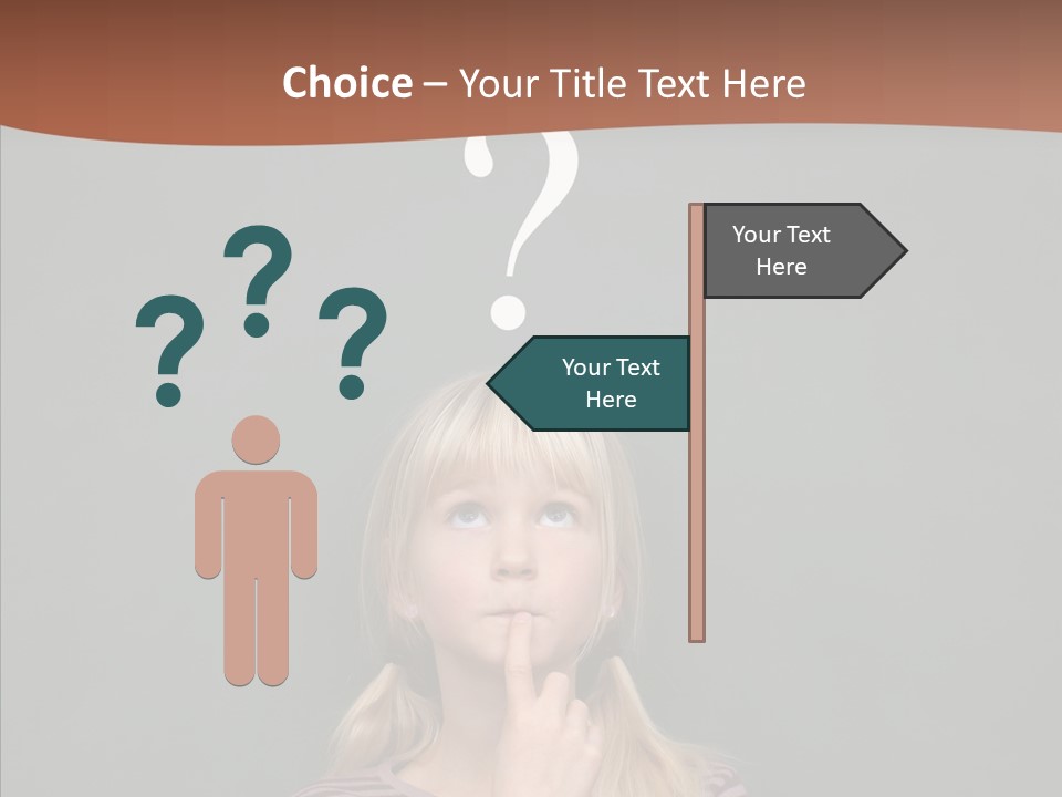 Decisions Work Teen PowerPoint Template
