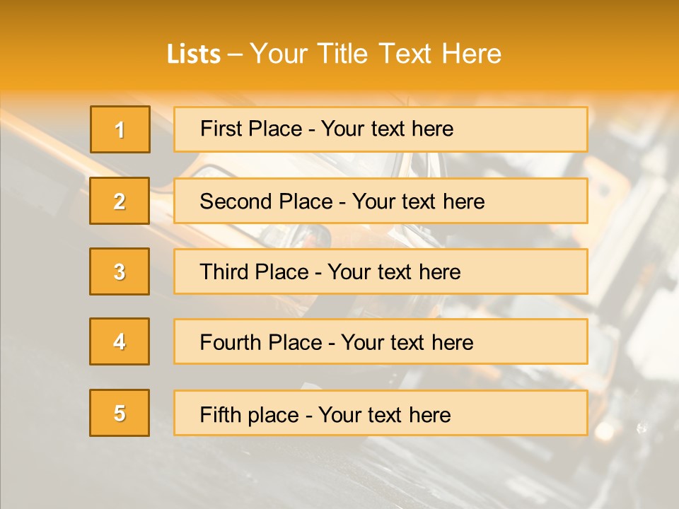 Touristique New York Yorkais PowerPoint Template