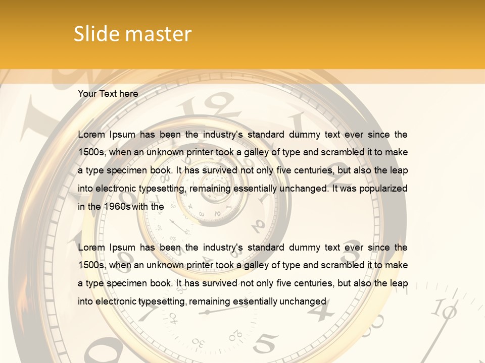 Day Chronometer Second PowerPoint Template