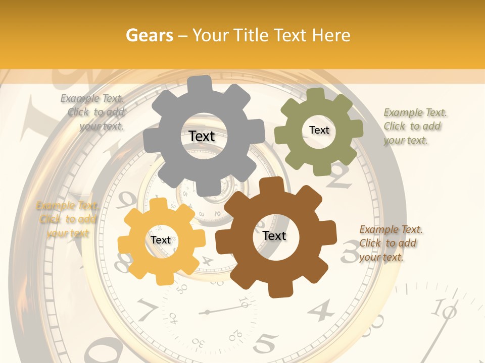 Day Chronometer Second PowerPoint Template