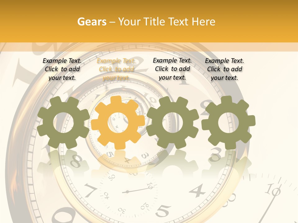 Day Chronometer Second PowerPoint Template