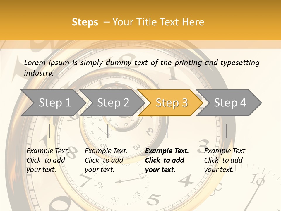 Day Chronometer Second PowerPoint Template