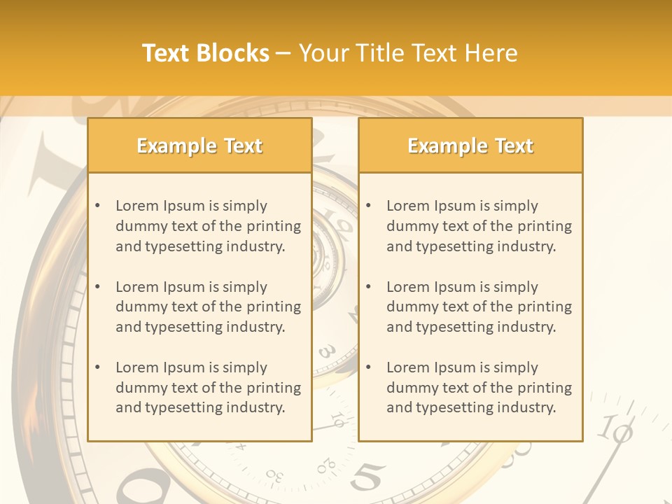 Day Chronometer Second PowerPoint Template