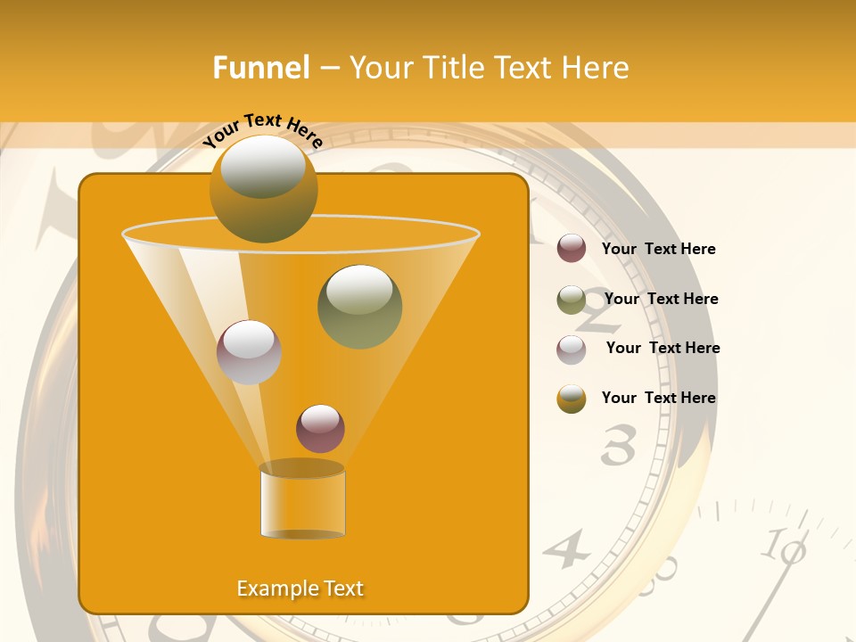 Day Chronometer Second PowerPoint Template