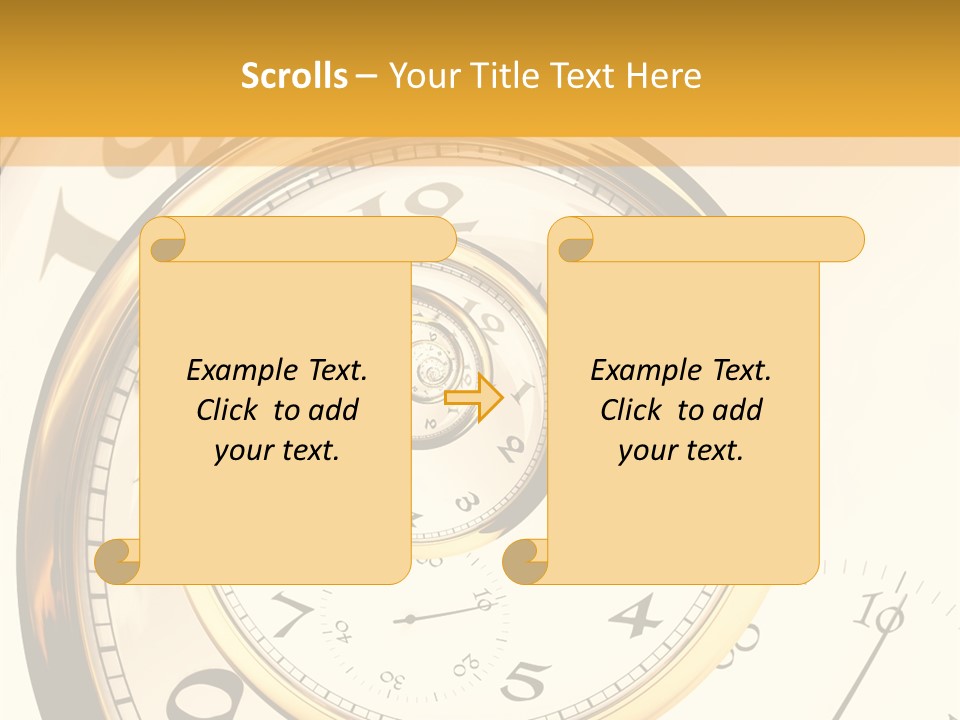 Day Chronometer Second PowerPoint Template