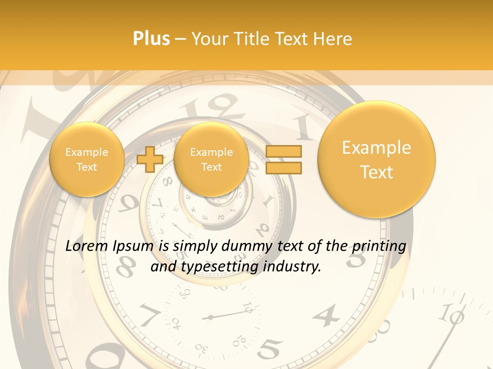 Day Chronometer Second PowerPoint Template