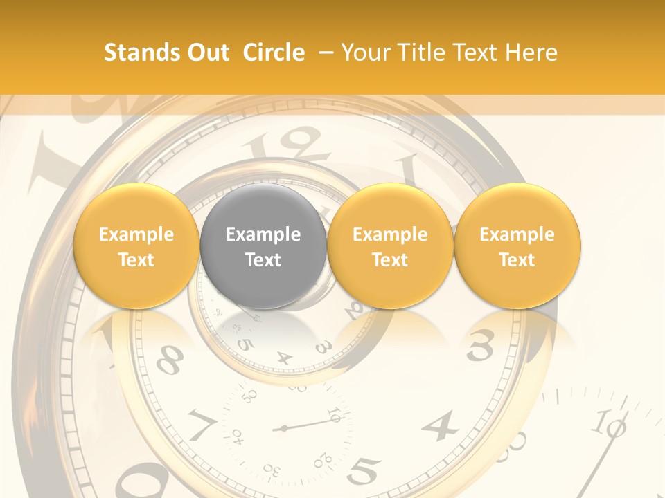Day Chronometer Second PowerPoint Template