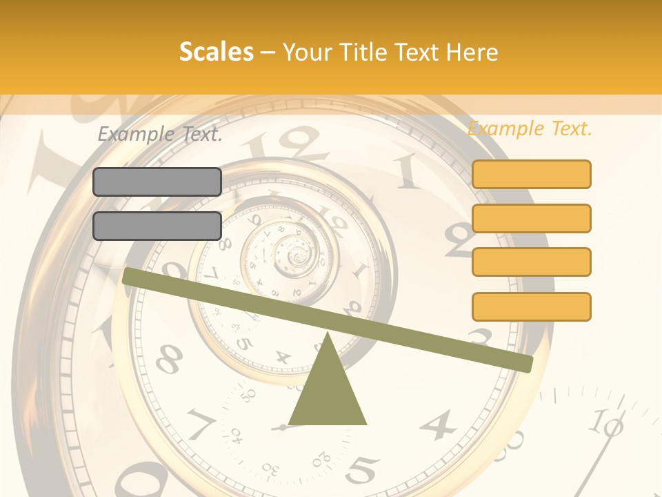 Day Chronometer Second PowerPoint Template