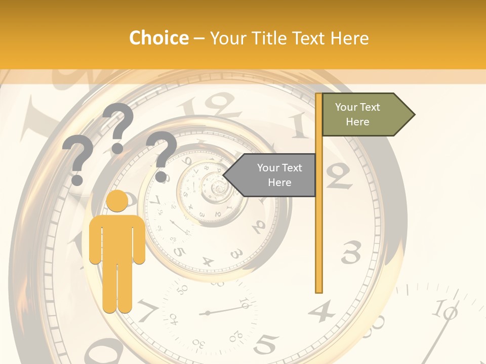 Day Chronometer Second PowerPoint Template