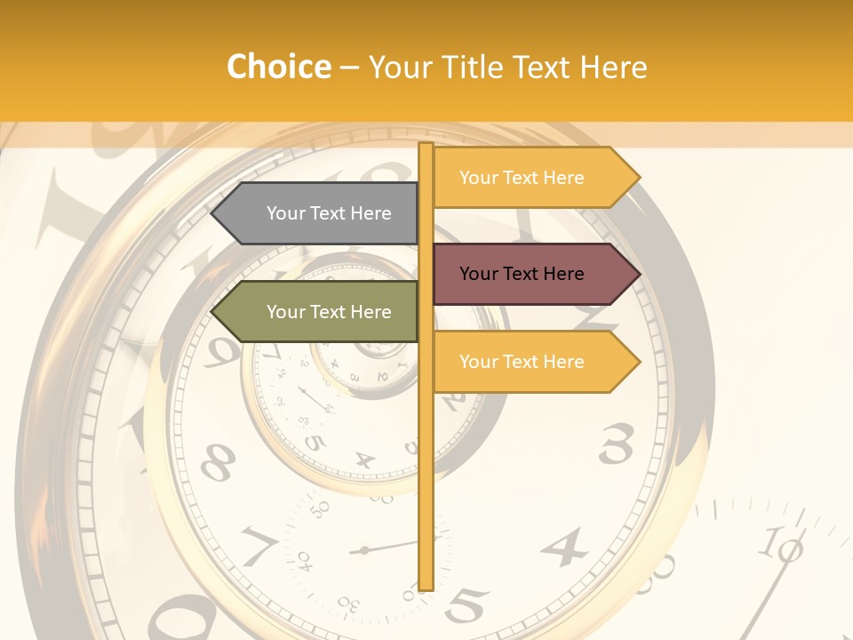 Day Chronometer Second PowerPoint Template