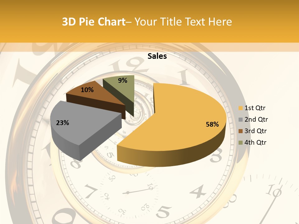 Day Chronometer Second PowerPoint Template