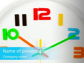 Rotation Hour Minute PowerPoint Template