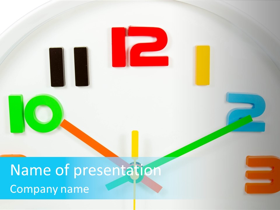 Rotation Hour Minute PowerPoint Template