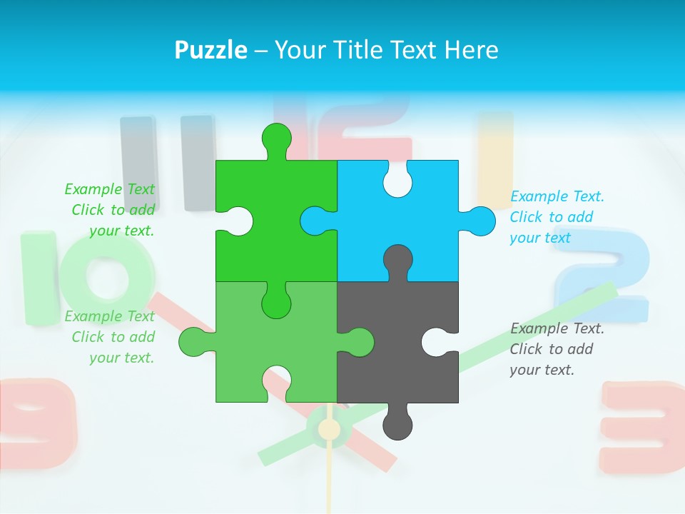 Rotation Hour Minute PowerPoint Template