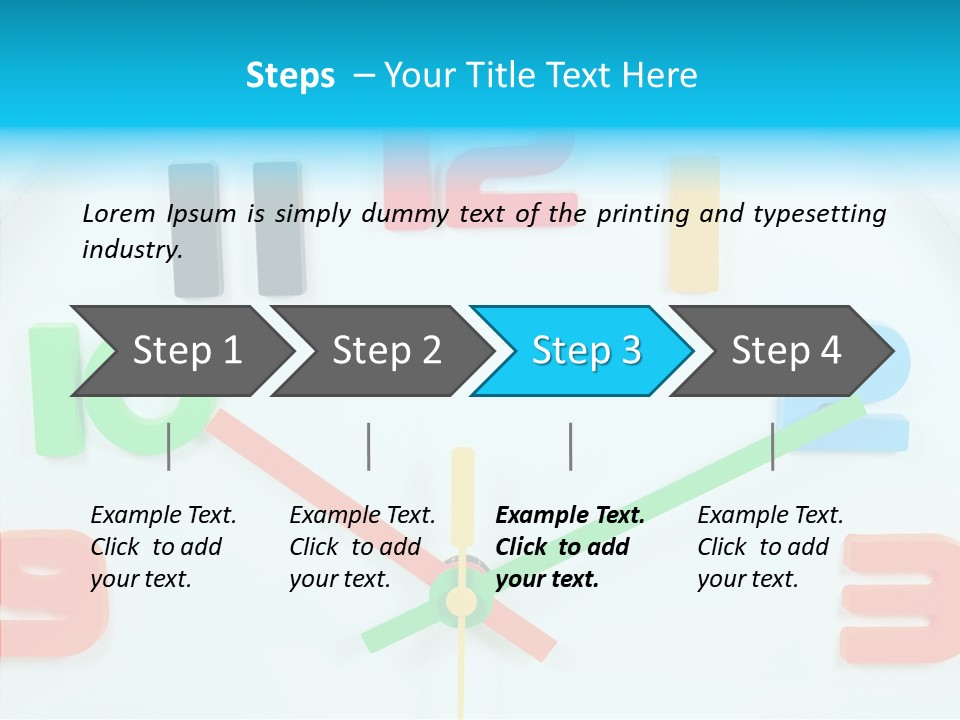 Rotation Hour Minute PowerPoint Template