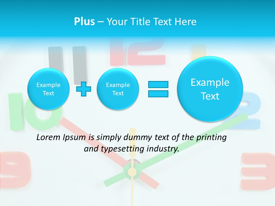 Rotation Hour Minute PowerPoint Template