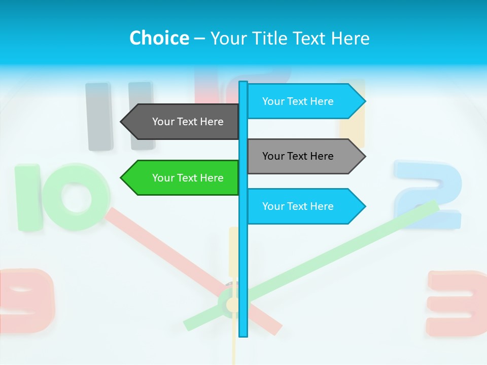 Rotation Hour Minute PowerPoint Template