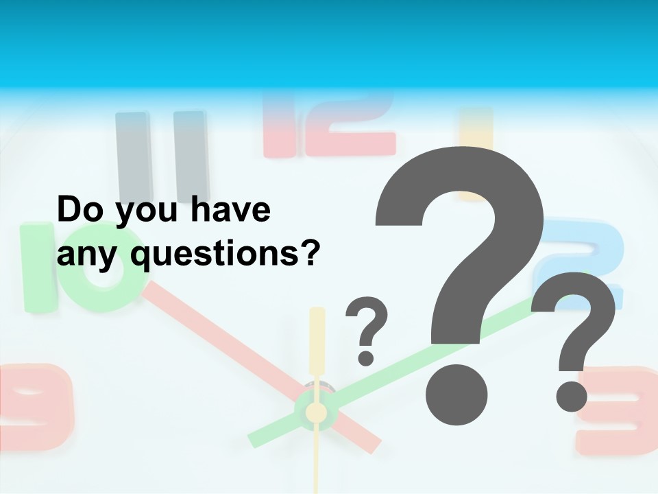 Rotation Hour Minute PowerPoint Template