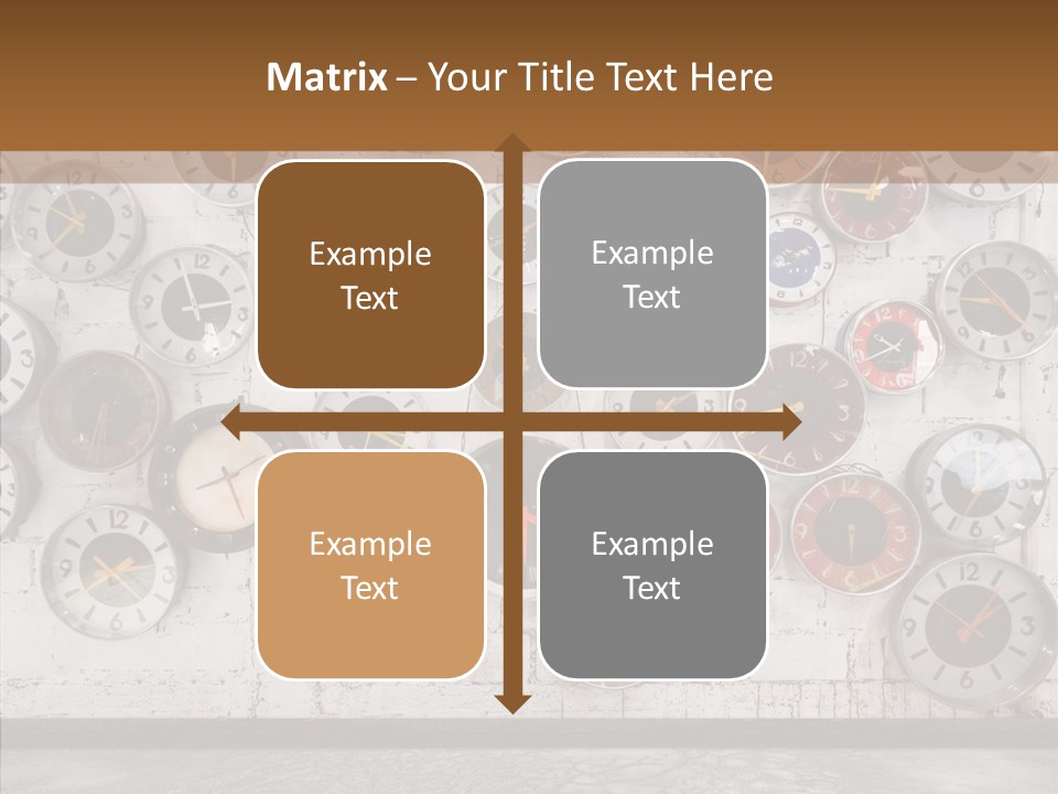 Textured Wooden Home PowerPoint Template