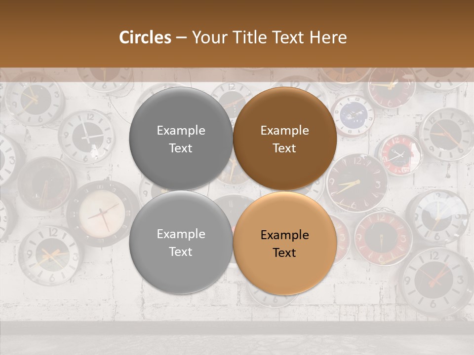 Textured Wooden Home PowerPoint Template