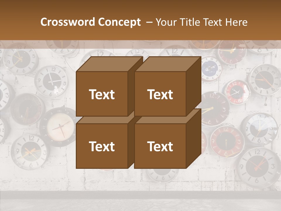 Textured Wooden Home PowerPoint Template