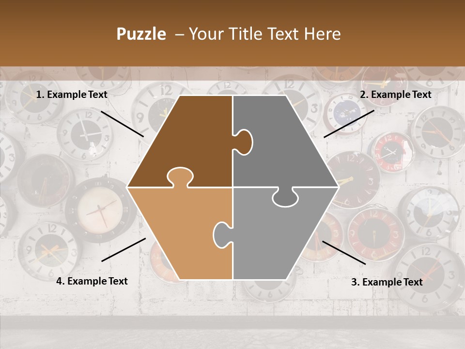 Textured Wooden Home PowerPoint Template