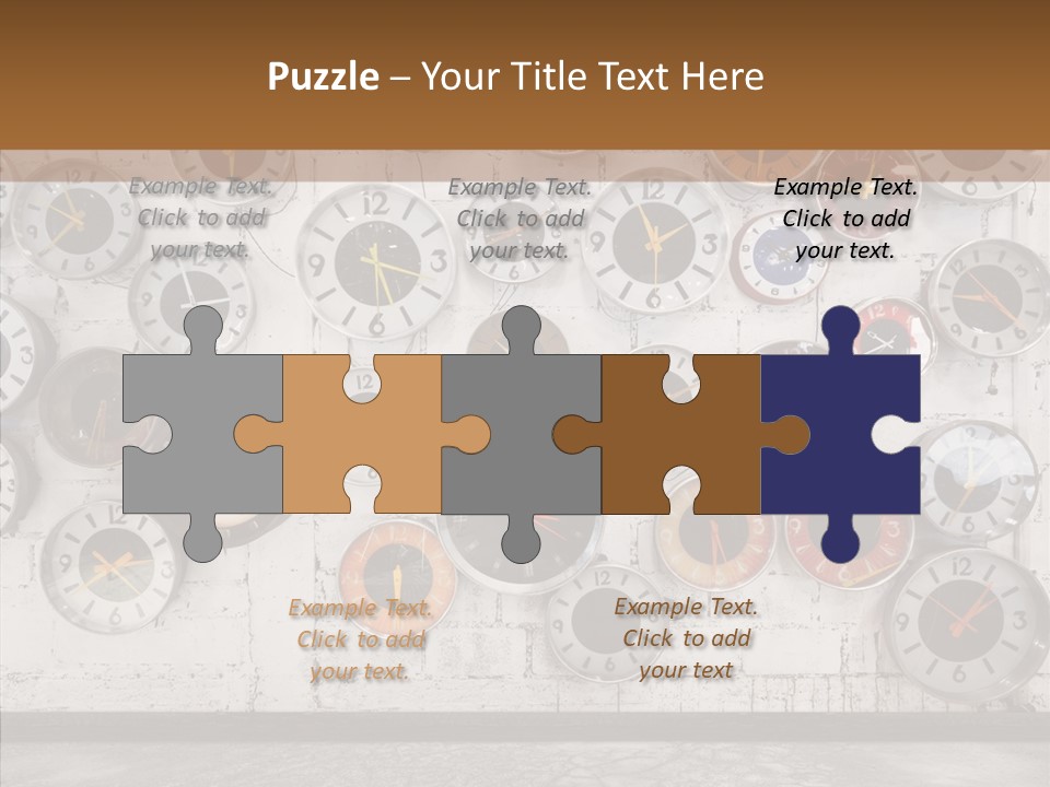 Textured Wooden Home PowerPoint Template