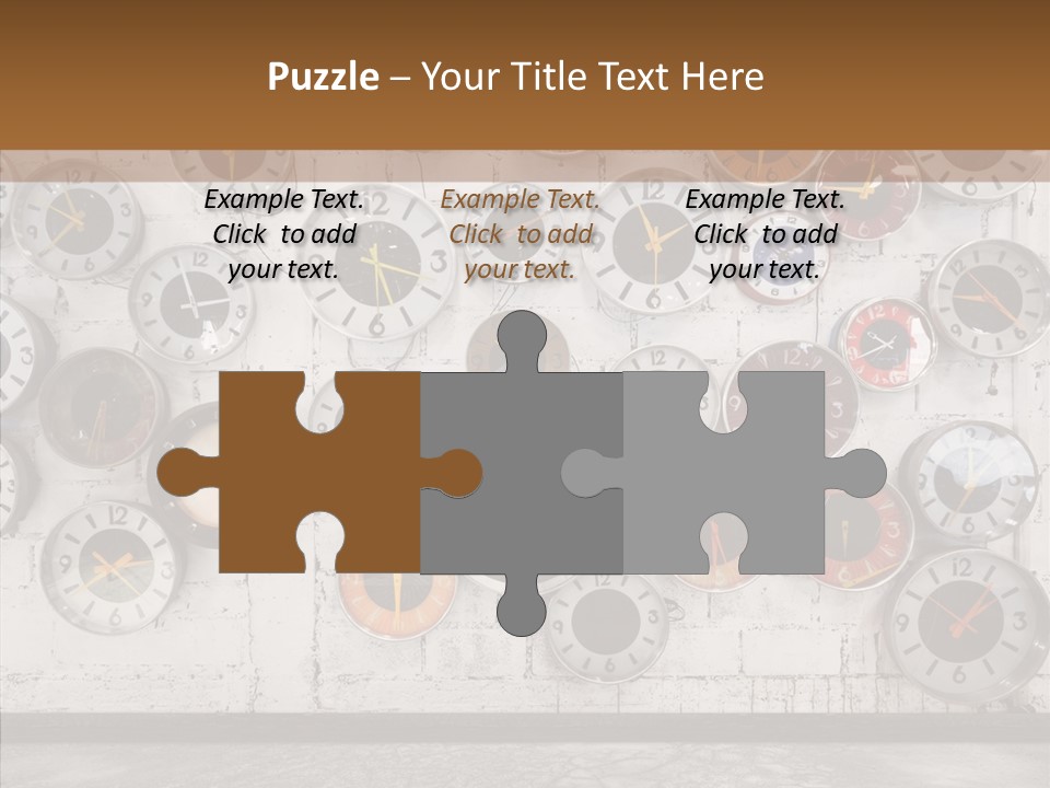 Textured Wooden Home PowerPoint Template