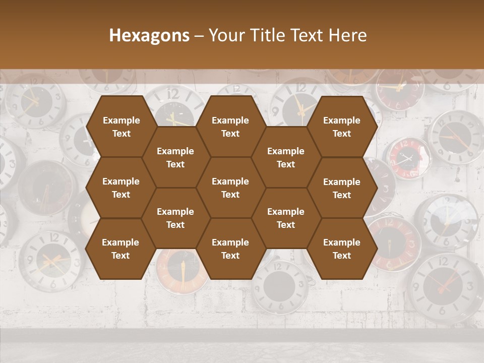 Textured Wooden Home PowerPoint Template