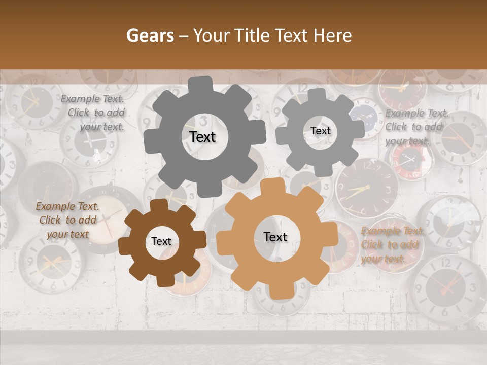 Textured Wooden Home PowerPoint Template