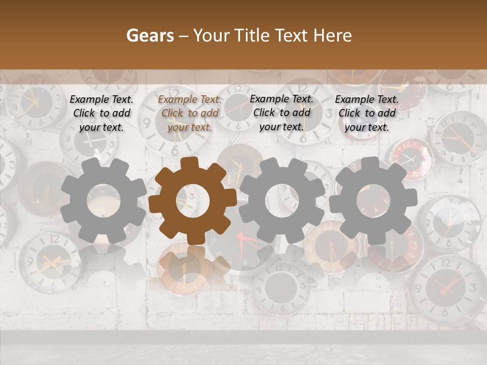 Textured Wooden Home PowerPoint Template