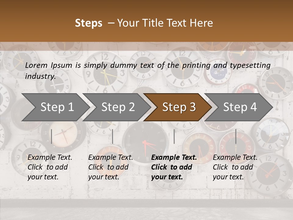 Textured Wooden Home PowerPoint Template