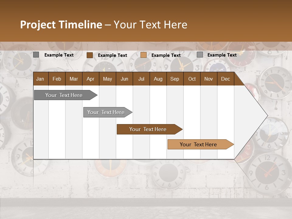 Textured Wooden Home PowerPoint Template