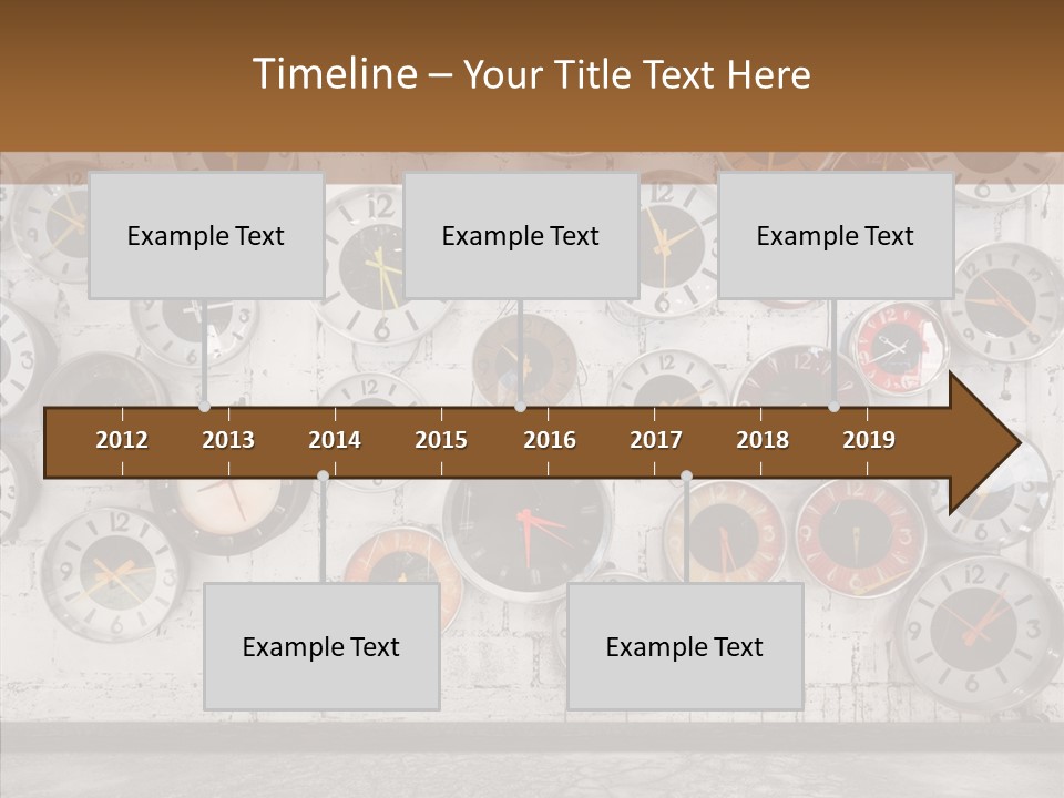 Textured Wooden Home PowerPoint Template