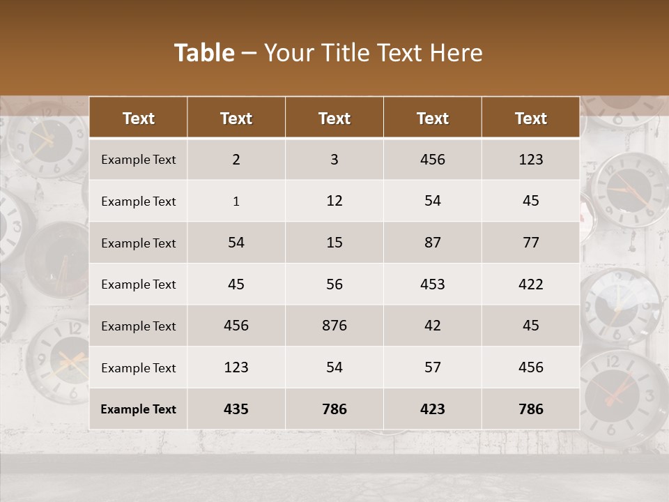 Textured Wooden Home PowerPoint Template