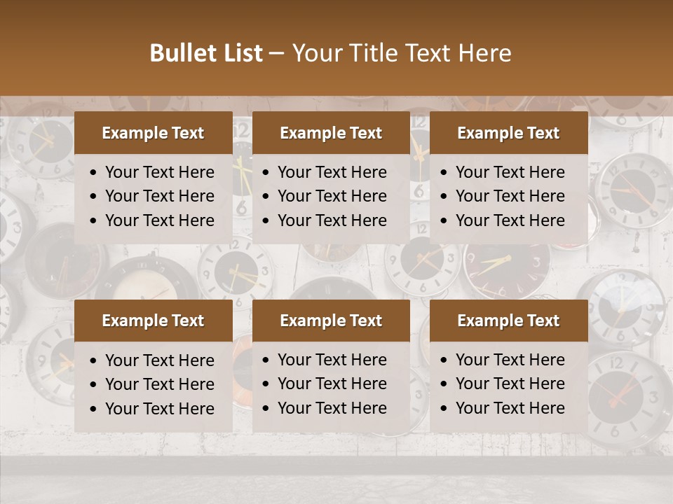 Textured Wooden Home PowerPoint Template