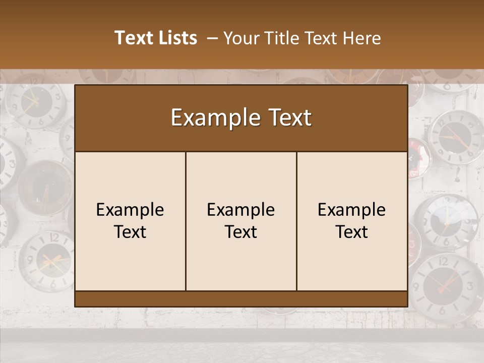 Textured Wooden Home PowerPoint Template