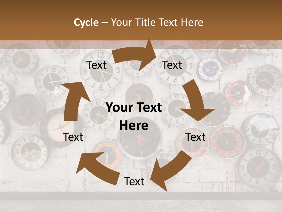 Textured Wooden Home PowerPoint Template