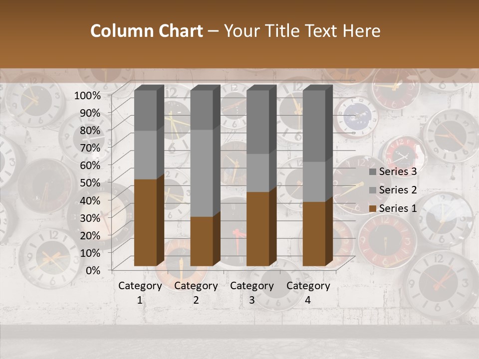 Textured Wooden Home PowerPoint Template