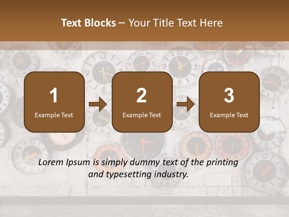 Textured Wooden Home PowerPoint Template