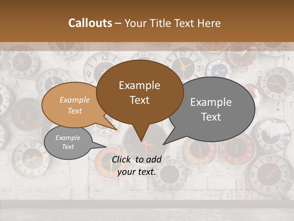 Textured Wooden Home PowerPoint Template
